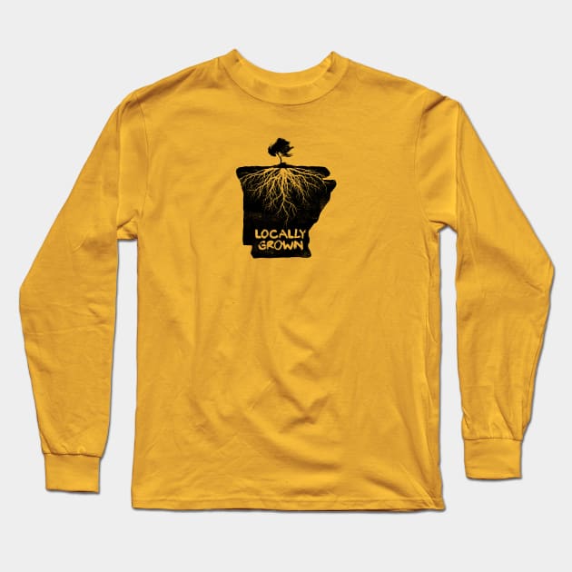 Arkansas - Locally Grown Long Sleeve T-Shirt by rt-shirts